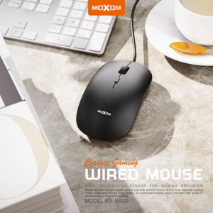 Ban đầu có dây chuột đen chuột biểu tượng tùy chỉnh USB Chuột chơi game Phụ kiện máy tính - Product Image 6