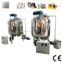 Réservoir de mélange de liquides en acier inoxydable FKJX 5000l avec agitateur intégré