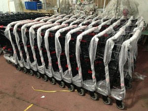 MOQ 100 PC Chariots de courses de supermarché à double couche - Product Image 6