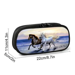 Hot Horse pola penjualan 3D kartun berlapis kain kotak pensil kualitas tas pena hadiah terbaik untuk anak laki-laki/perempuan perlengkapan sekolah - Product Image 2