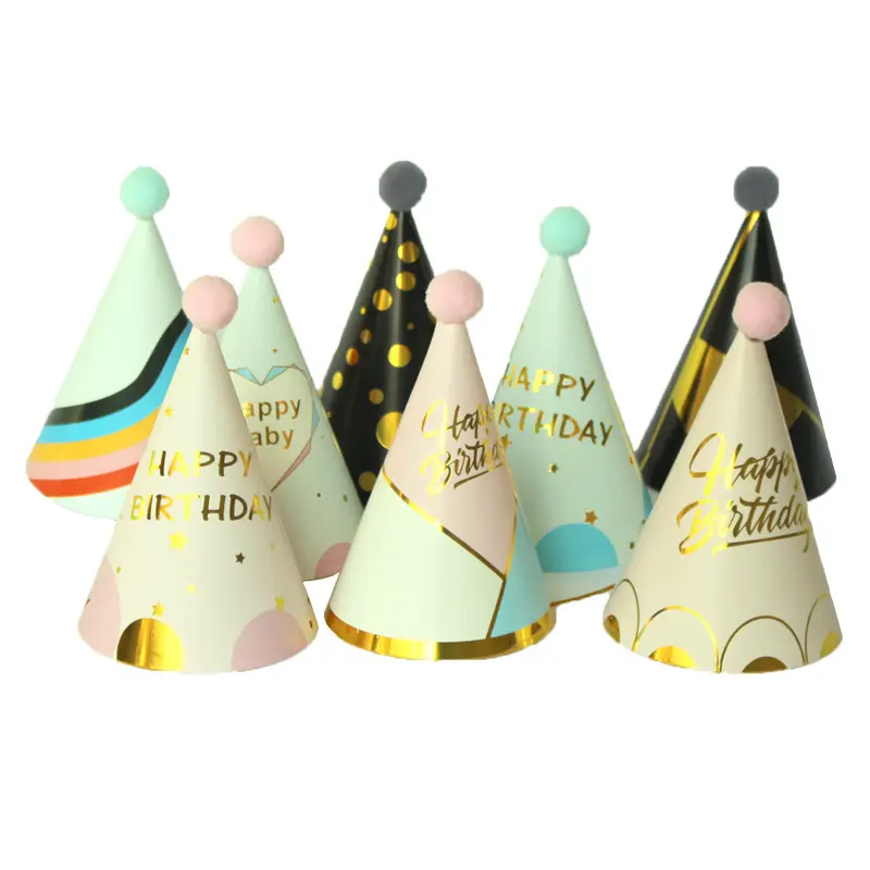 New Product Birthday Hats Baby Children Adult First Year Party Baby Party Supplies Party Supplies Birthday Paper Hats