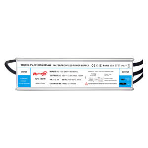 Fuente de alimentación de emergencia de un solo LED regulable de 150W, resistente al agua, IP67, 12V, 24V, controlador Led de voltaje constante para iluminación LED - Product Image 6