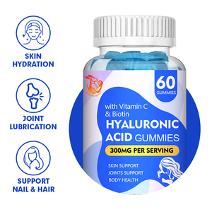 OEM Beauty product Skin Hydration Support Healthy Hair Nails Hyaluronic Acid Gummies <b>Collagen</b> Supplement Gummies - Product Image 5