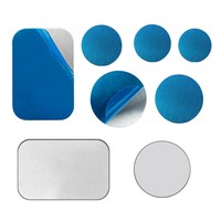 Plaque magnétique pour accessoires de support de téléphone, plaque magnétique en métal pour montage de veilleuse, plaque de maintien magnétique