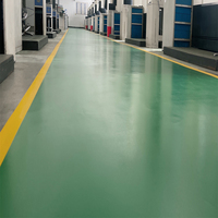 Revêtement liquide résistant à l'usure de peinture de plancher de granit époxyde imperméable pour l'application de plancher