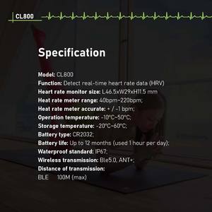 Moniteur <span class=keywords><strong>de</strong></span> <span class=keywords><strong>fréquence</strong></span> <span class=keywords><strong>cardiaque</strong></span> intelligent pour le sport, sangle <span class=keywords><strong>de</strong></span> poitrine avec <span class=keywords><strong>capteur</strong></span> pour <span class=keywords><strong>Polar</strong></span> Wahoo Strava - Product Image 6