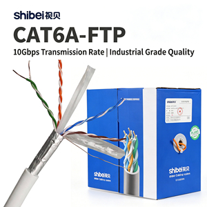 Cavo di Rete LAN CAT6A FTP in Rame Solido di Alta Qualità, 305m, 10Gbps, Schermato con Foglio Metallico, per Ufficio, <span class=keywords><strong>Ethernet</strong></span> Cat <span class=keywords><strong>6a</strong></span> - Product Image 6