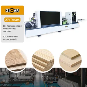 ZICAR पूर्ण स्वचालित Woodworking Melamine MDF बोर्ड लकड़ी फर्नीचर पीवीसी बढ़त बैंडिंग मशीन कीमत