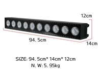 Nuevo Set de 10 Luces de Relleno Mágicas de 50-60W, Coloridas (Amarillo, Blanco, Rojo, Verde, Azul), 5 en 1, DMX512, Ideales para Escenarios, Parques Temáticos y Bares