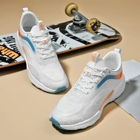 Chaussures de sport pour hommes grande taille avec logo personnalisé, style décontracté, rehaussantes, imperméables, pour la course et le basketball