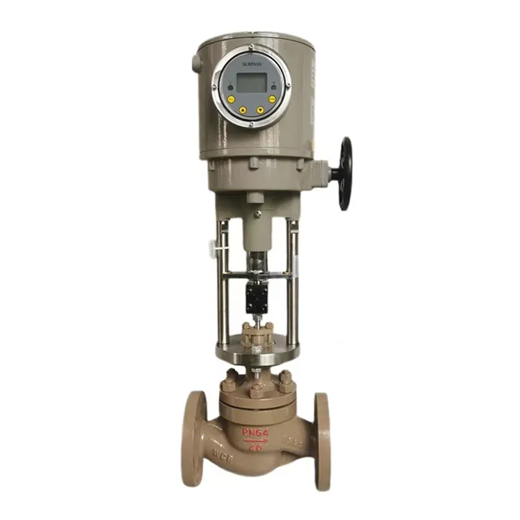 Automatic adjust steam heating and cooling Motorized valve Heat transfer oil Integrated electric temperature control valve