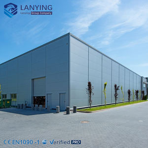 Entrepôt préfabriqué en structure légère en acier avec services de soudage et de découpe sur mesure pour usine - Product Image 4