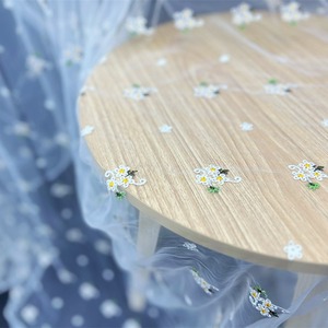 2025 Vintage Tulle dentelle tissu petite fleur <span class=keywords><strong>de</strong></span> prunier broderie bas <span class=keywords><strong>prix</strong></span> pour <span class=keywords><strong>suisse</strong></span> Net broderie tissu pour chaussures pour enfants - Product Image 4