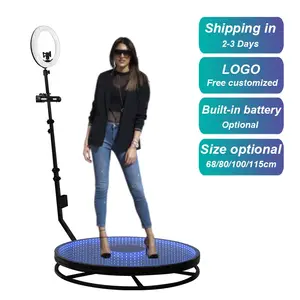 2022 Drop Shipping Intelligent Operation 360 Degree Slow Motion Rotating Magic 360 Photo Booth 360 Video Booth