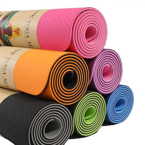 Eco colorido XINGYUN comercial Pilates Yoga Mat antideslizante duradero TPE 6mm espesor 183cm longitud doble cara suave rebote bajo - Product Image 2