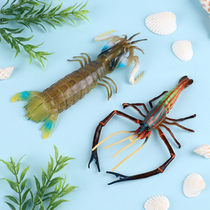 โมเดลพลาสติก PVC รูปกุ้งกุ้งแมนทิสรูปสัตว์ทะเลจำลองของเล่นเพื่อการเรียนรู้ในช่วงต้นของเด็ก - Product Image 4