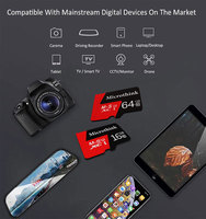 Tarjeta de memoria TF Clase 10 U3 de alta calidad 32GB 64GB 128GB 256GB 512GB para teléfonos móviles Caremas Tablets Monitor Laptop Driving