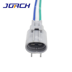 Conector de arnés de cables para coche, Conector de ventilador electrónico macho de <span class=keywords><strong>2</strong></span> pines, serie 4,8mm, resistente al agua, 176143-6 DJ7021Y-4.8-11 - Product Image 2