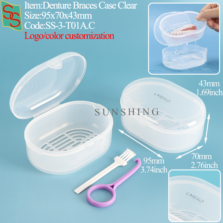 T01A Denture Braces Case Clear