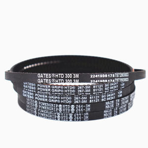 Gates HTD 3M cinghia dentata cinghia dentata in gomma sincrona larghezza fatta su misura lunghezza 324 327 330 333 336 339 342 345 351 357 - Product Image 6