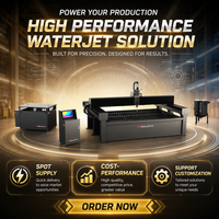 Découpeuse à jet d'eau CNC économique pour la découpe de pierre, métal, carrelage, verre, céramique - Prix usine, OEM, vente en gros