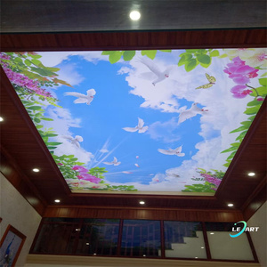 Proyecto Fácil Instalación Decoración del hogar Construcción Led <span class=keywords><strong>Cielo</strong></span> Suspendido Azulejos de techo falso - Product Image 5