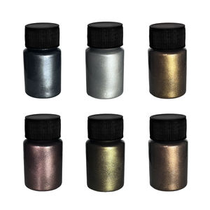 Ensemble de peinture acrylique métallisée caméléon de qualité supérieure personnalisée gratuite 6 couleurs <span class=keywords><strong>petit</strong></span> paquet <span class=keywords><strong>pot</strong></span> de marque privée pour <span class=keywords><strong>verre</strong></span> toile papier - Product Image 1
