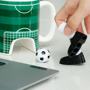 BespritGift Eco-vriendelijke grappige kantoorcadeaus voetbaltafel keramische koffiemok Vaderdag cadeauset voor jongens mannen verjaardag - Product Image 3