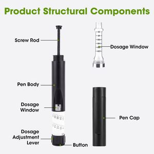Bolígrafo de Inyección de Metal STELLAR PATH V1, Duradero y Reutilizable, con Capacidad para 80 Unidades, Compatible con Cartuchos de 3 ml - Product Image 6