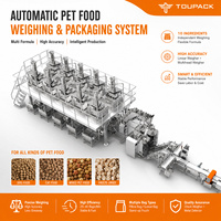 Machine d'emballage automatique pour aliments pour animaux en granulés, avec peseuse linéaire, pour sachets Doypack et sacs préformés à fermeture éclair
