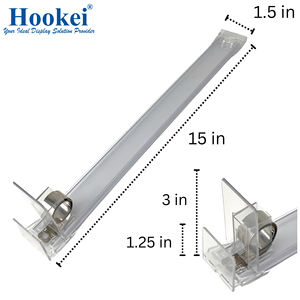 Gratis voorbeeld retail display acryl scheidingswand veerbelast verstelbaar tabakspakket afsluitbaar kastje sigaretten schap duwer - Product Image 3