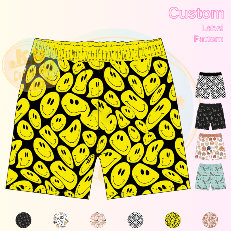 KERUI Custom Boys Shorts Kids Smile