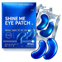 ODM OEM Patchs Hydrogel Oculaires au Collagène et Peptides de Cuivre Bleu, Masque Anti-âge GHK-Cu pour Éliminer les Cernes