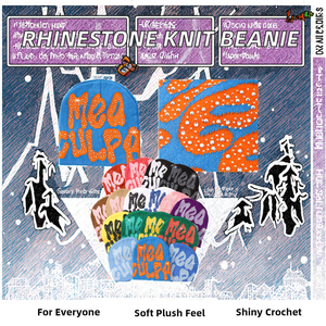 Gorros de punto acrílico de felpa para hombre y mujer, con letras jacquard, para playa, viajes, invierno, esquí, estilo holgado - Product Image 2