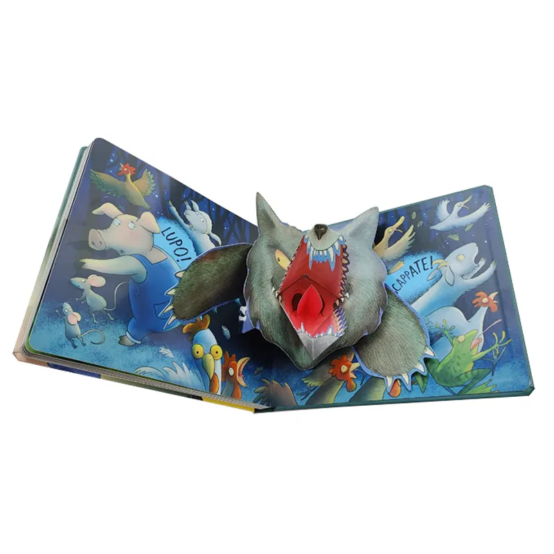 customized hardcover printing english activity busy board books for kids 3d