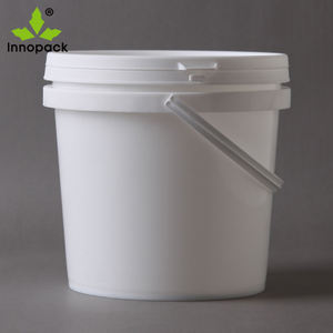 Cubo de Plástico Transparente Reciclable de 2 Litros con Tapa y Asa para Envasado de Pintura, Leche y Helado - Product Image 2