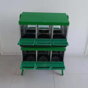 Scatola nido di pollo di plastica di alta qualità doppio strato con gambe più forti per uso domestico e pollai dell'azienda agricola sia nuovi che usati - Product Image 2