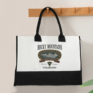 Bolsa de Playa de Lona Grande Personalizada con Diseñ<span class=keywords><strong>o</strong></span> Gráfico de Outdoor Discovery, Regalo Monogramado - Product Image 3