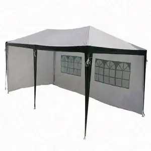 Spanduk lipat acara luar ruangan kustom tenda kanopi pameran dagang Gazebo iklan 3x3 5x5 10x10