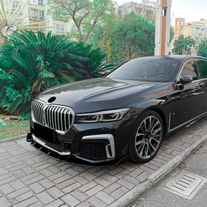 Amp-Z Front Lip Spoiler Carbon Fiber Texture Matte Finish For Bmw 7 Series G11 G12 Lci M Sport 2019-2022 - Product Image 3