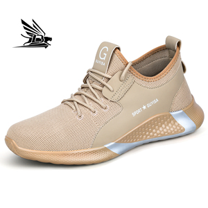 Chaussures de sécurité respirantes de <span class=keywords><strong>grande</strong></span> <span class=keywords><strong>taille</strong></span> pour femmes d'été industrielles de haute qualité avec bout en acier - Product Image 1