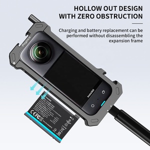 Funda protectora de metal para <span class=keywords><strong>accesorios</strong></span> de cámara Insta360 X3, marco protector mejorado <span class=keywords><strong>Insta</strong></span> <span class=keywords><strong>360</strong></span> X3, jaula de aluminio de liberación rápida - Product Image 6