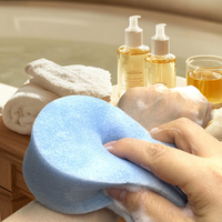 Éponge de bain douce en gros, toucher délicat comme un spa, éponge de nettoyage pour salle de bain, éponge de bain pour le soin de la peau