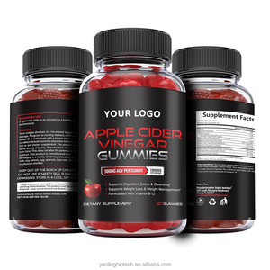 OEM/ODM Gommes ACV avec VIT B12 Mélange de poudre de perte de poids Gommes au vinaigre de cidre <span class=keywords><strong>Nutrition</strong></span> de soutien pour la digestion, la désintoxication et le nettoyage - Product Image 1