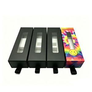 Custom Logo Packaging Black Rigid Box Custom Child Proof sliding draw box Packaging - Product Image 3