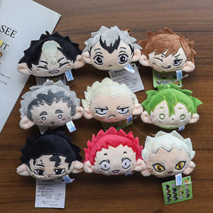 Anime Haikyu!! Poupée en peluche mignon fille <span class=keywords><strong>sac</strong></span> d'école pendentif Hinata Shoyo entourant porte-clés Pp coton remplissage décorer cadeau Couple - Product Image 5
