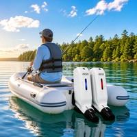 Propulseur Électrique Distribué en Aluminium LSJ-T200 4KW, Pompe à Jet Hors-Bord pour Bateau de Sauvetage Gonflable, IP67, Léger, Silencieux, Éco-Zéro