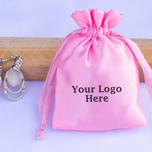 Sacs en satin personnalisés pour perruques, sacs anti-poussière en satin, emballages pour lots de perruques, sacs pour lingerie sexy - Product Image 1