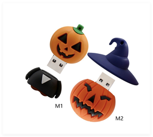 Quà Tặng khuyến mại bóng ma bí ngô hình dạng USB Flash Drive hollowing Quà Tặng USB Flash Drive Keychain ma Pen Drive - Product Image 5