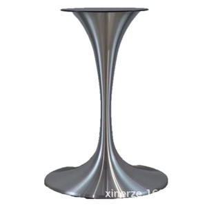 Suporte para Pernas de Mesa em Laje de Tulipas, <span class=keywords><strong>Base</strong></span> para Mesa de Jantar com Acabamento em Mármore, Pernas de Mesa de Conferência, Serviços de Fundição Personalizados em Aço Inoxidável - Product Image 6